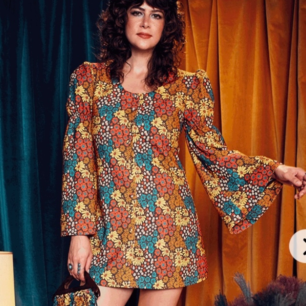 The Hippie Shake Nico Floral Ditsy 60’s set